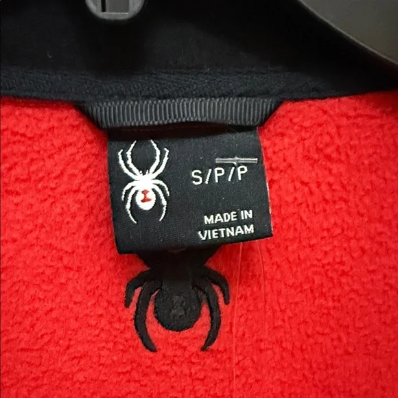 NWT Spyder Men's Performance Jacket in Red and Black size small - Picture 3 of 16